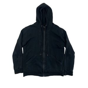 Metal Mulisha Men Black Long Sleeve Full Zip Hooded‎ Sweater Sz XXL